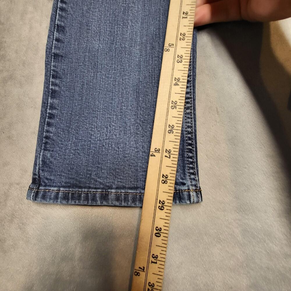 Levi's 514 Jeans Mens 36x30 Blue Straight‎ Medium Wash Denim Cotton Stretch - Picture 7 of 10